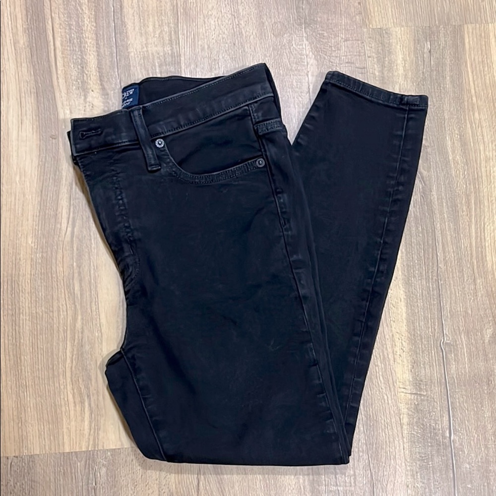 J. Crew size 29P 9” mid-rise skinny black jeans